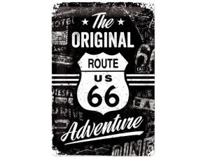 Nostalgic Arts Route 66 The Original Adventure Blechschild (20x30cm)