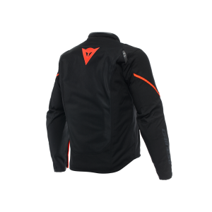 Dainese Smart Jacket LS Sport Motorrad Airbagjacke Herren (schwarz/rot)