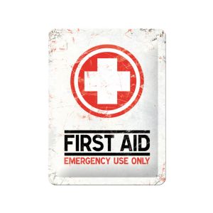 Nostalgic Arts First Aid Classic Blechschild (15x20cm)