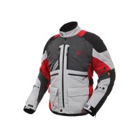 Kaufen Sie GTX Jacke Rukka Offlane von Rukka in Schwarz/Rot/Hellgrau Kategorie Jacken bei UOS Demo Shop