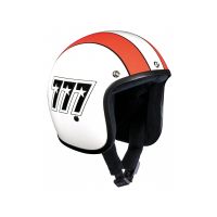 Kaufen Sie Motorrad Jet Helm Bandit 777 (ohne ECE) von Bandit Helmets GmbH in Weiß/Orange/Schwarz Kategorie Jet Helme -ohne Visier- bei UOS Demo Shop